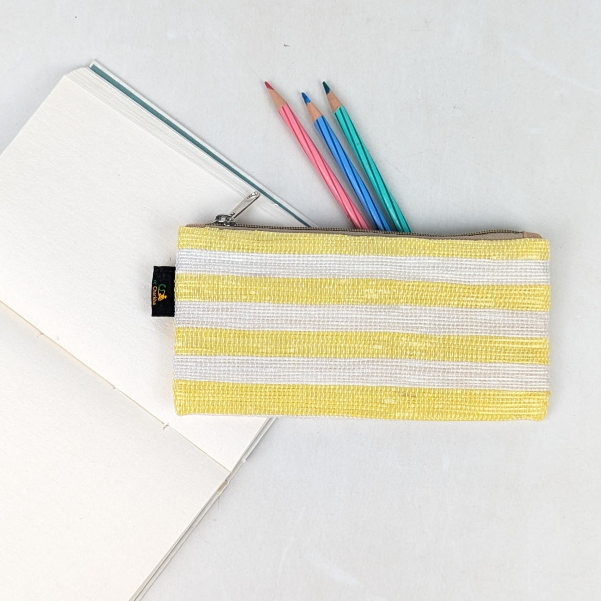Upcycled Handcrafted Pencil Pouch (PP0726-024)
