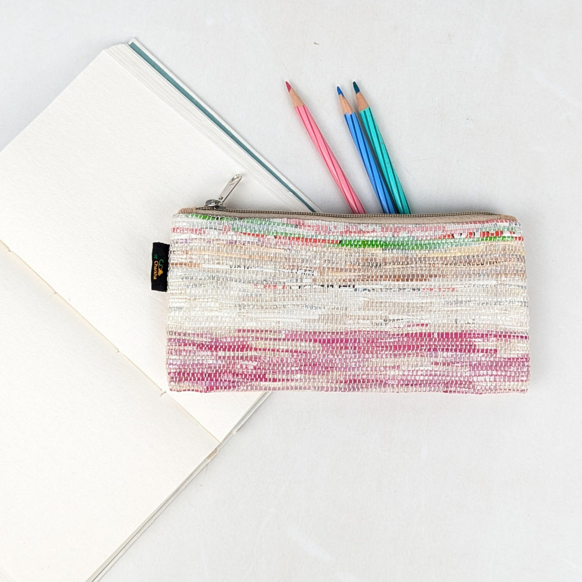 Upcycled Handcrafted Pencil Pouch (PP0726-026)
