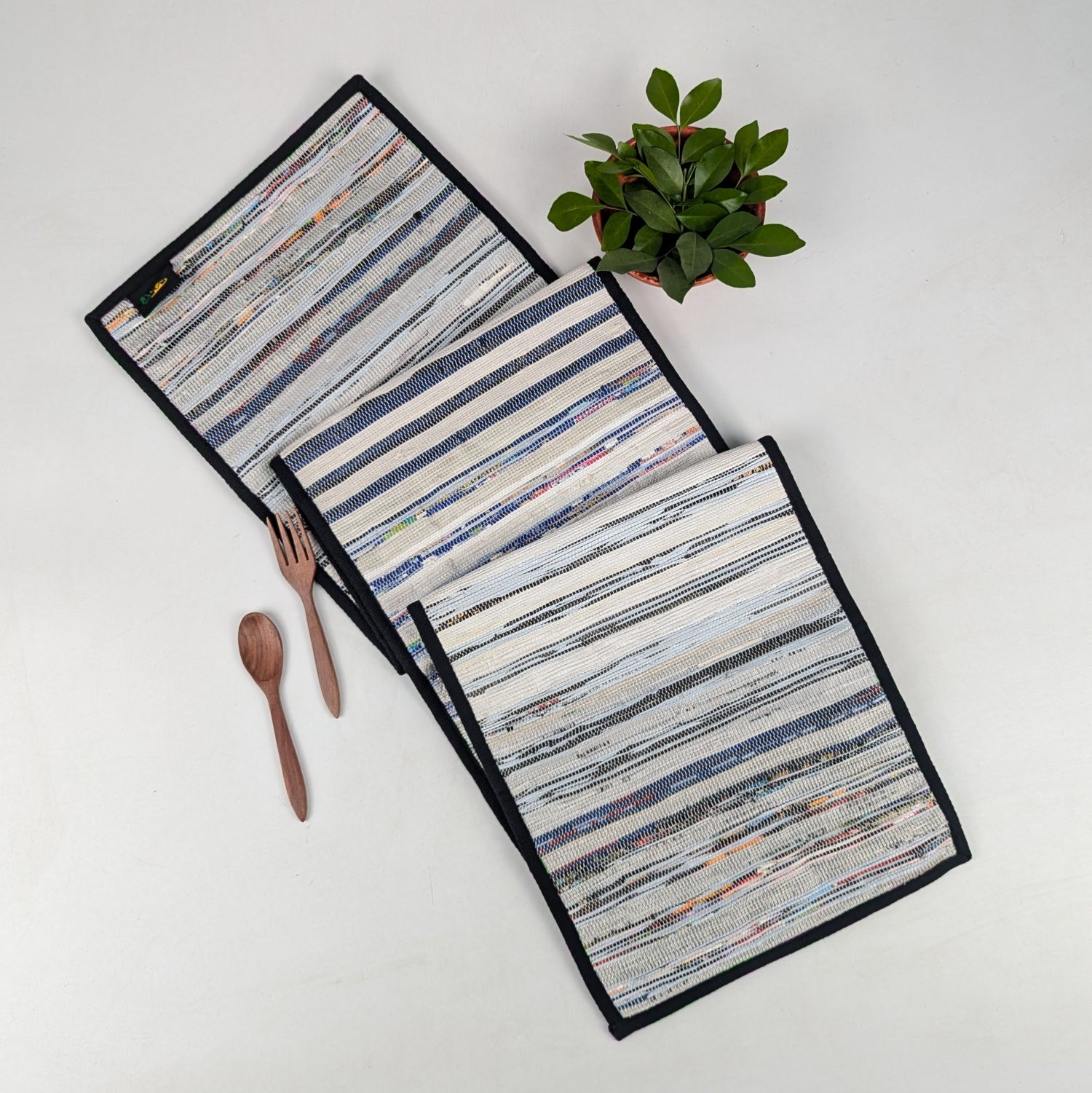 Upcycled Handcrafted Table Runner (TR0525-005) PS_W