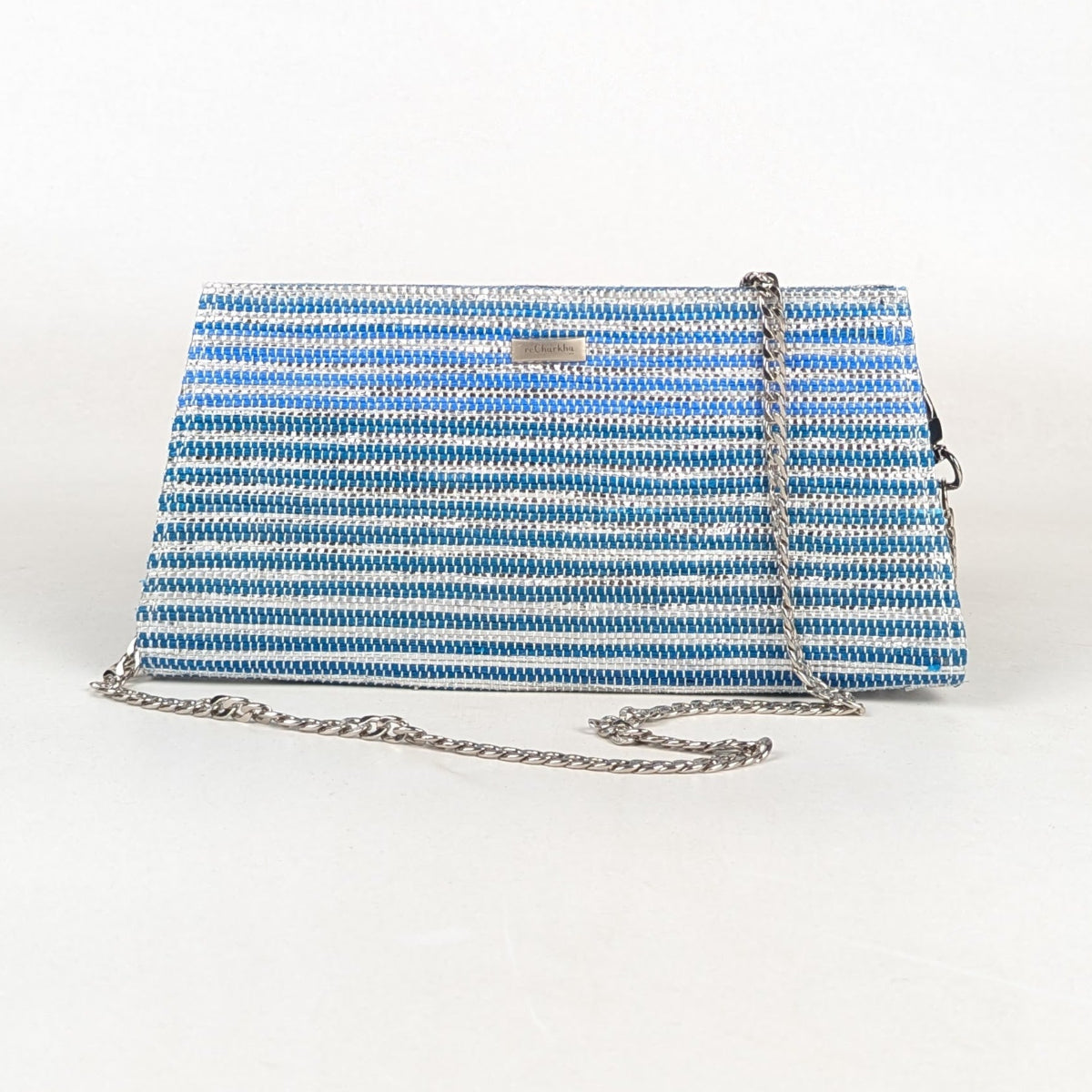 Upcycled Handcrafted Trapeze Clutch (TC0426-001)