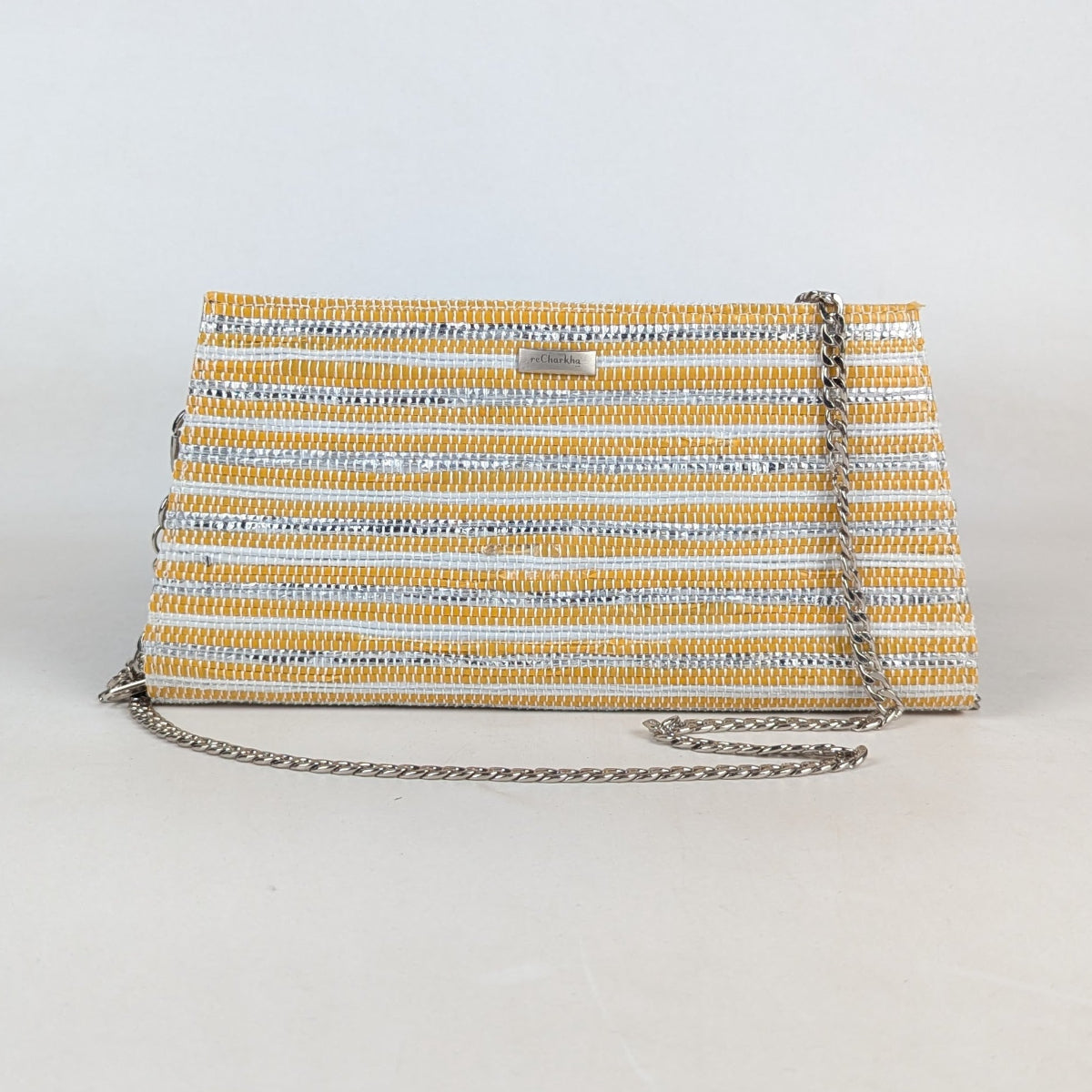 Upcycled Handcrafted Trapeze Clutch (TC0426-004)