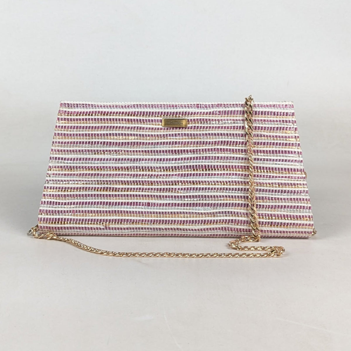 Upcycled Handcrafted Trapeze Clutch (TC0426-012)