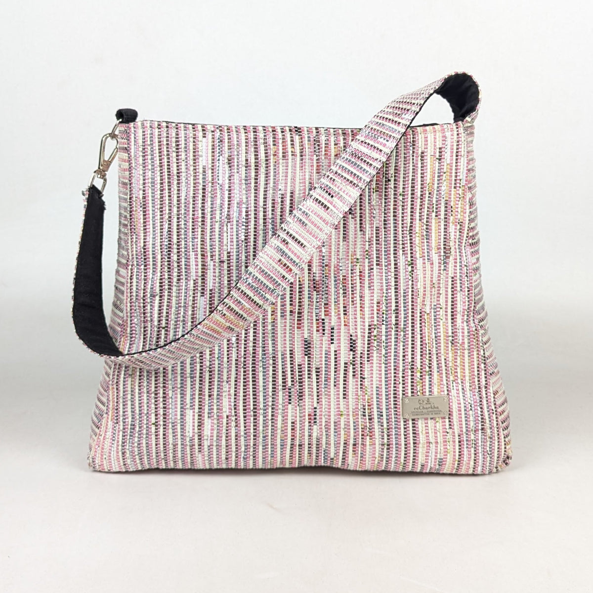 Upcycled Handcrafted Trapeze Tote (TT0426-009) PS_W