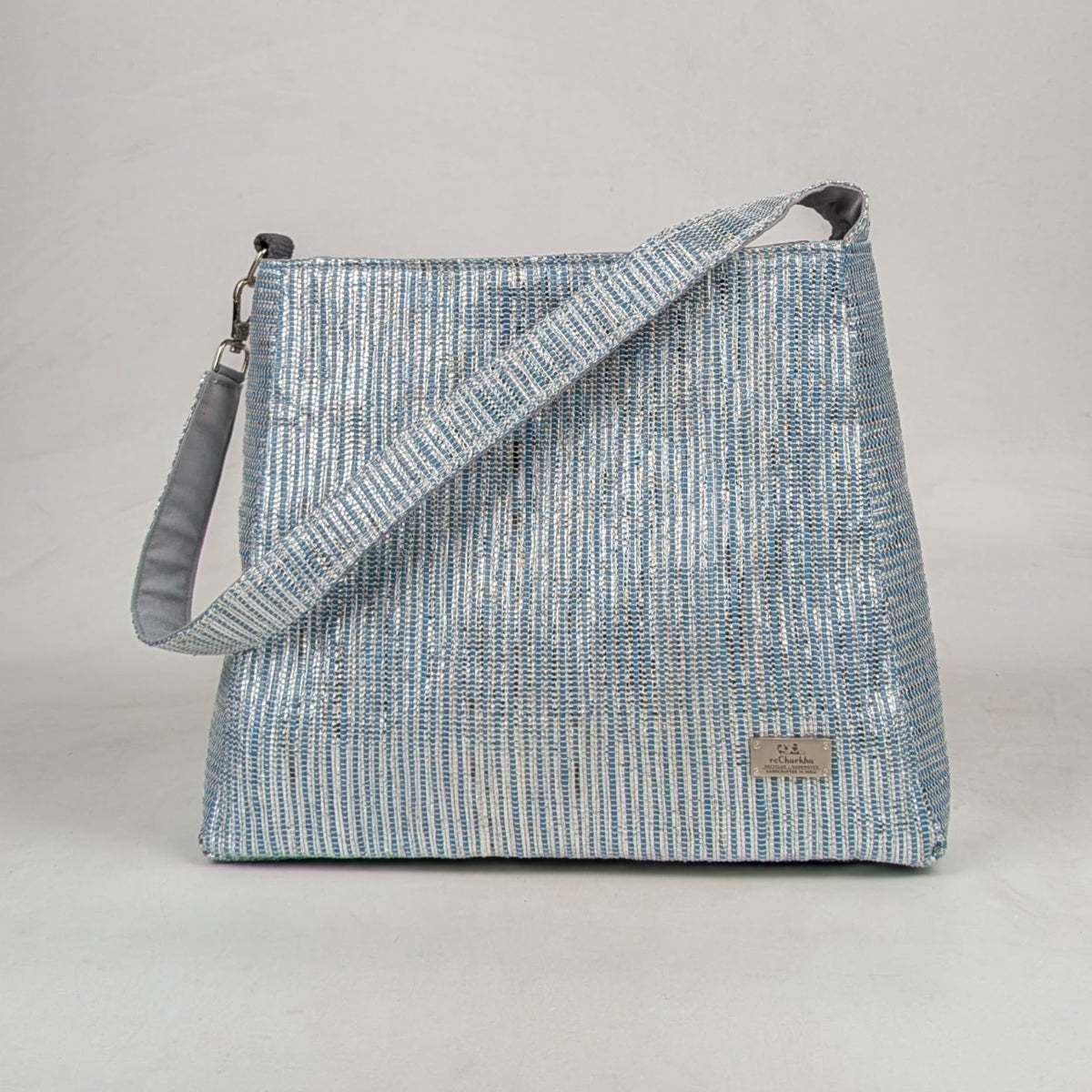 Upcycled Handcrafted Trapeze Tote (TT0626-004) PS_W