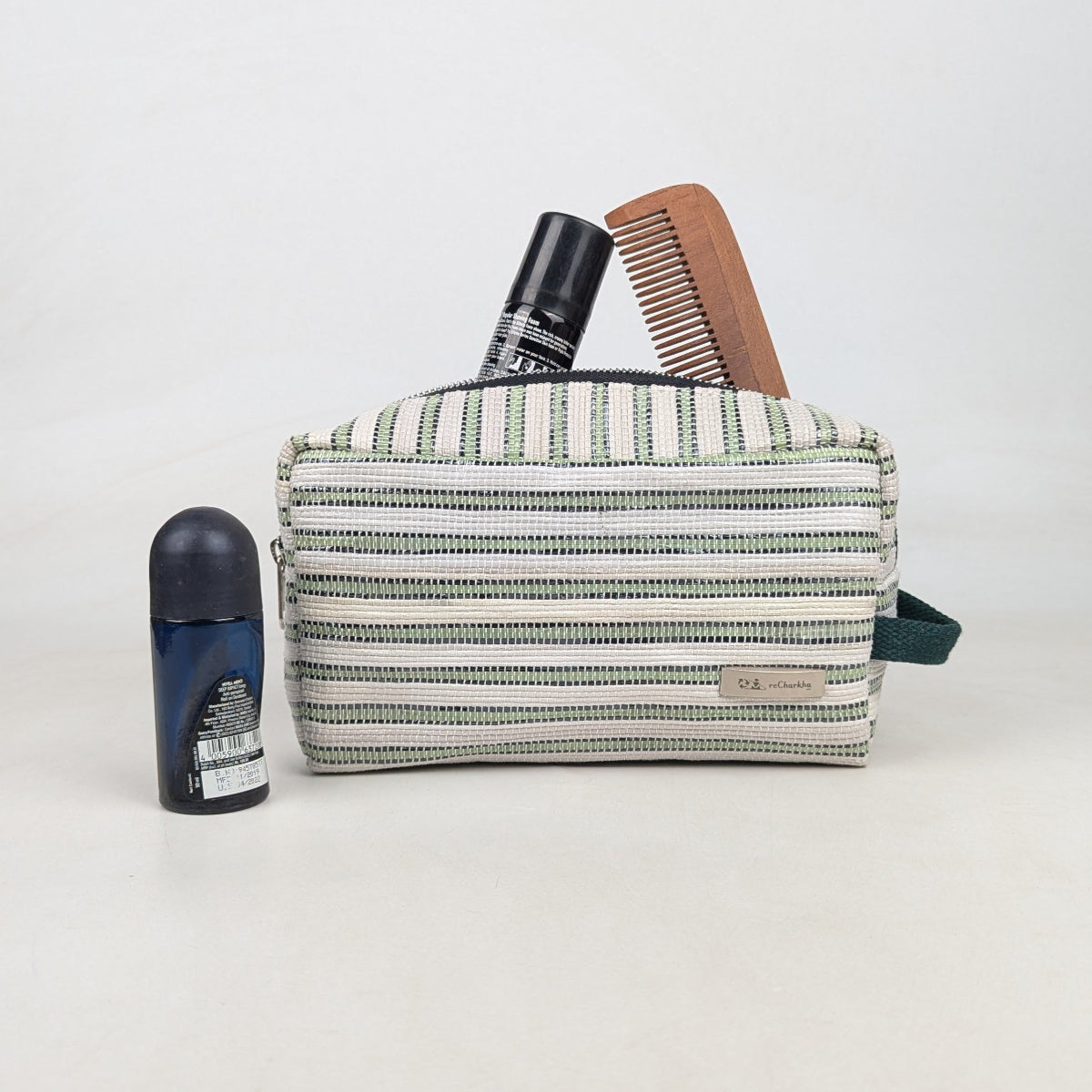 Upcycled Handcrafted Travel Pouch (TK0526-013) PS_W
