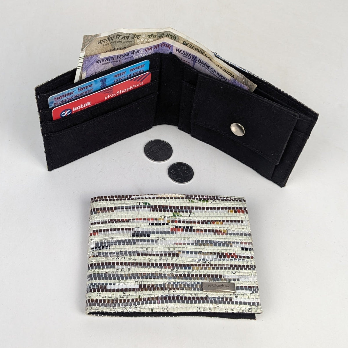 Upcycled Handcrafted Wallet (W0226-009) PS_W