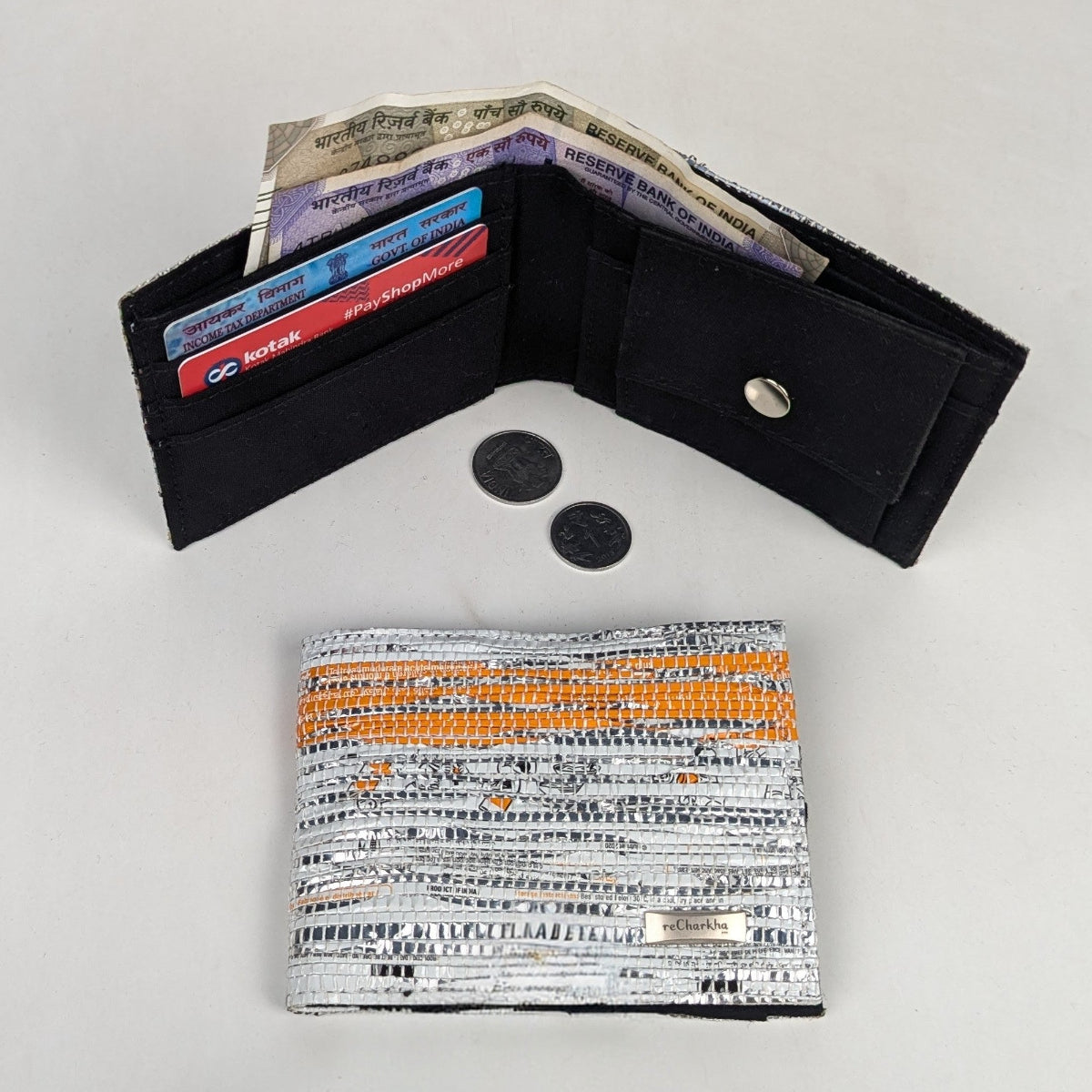 Upcycled Handcrafted Wallet (W0226-013) PS_W