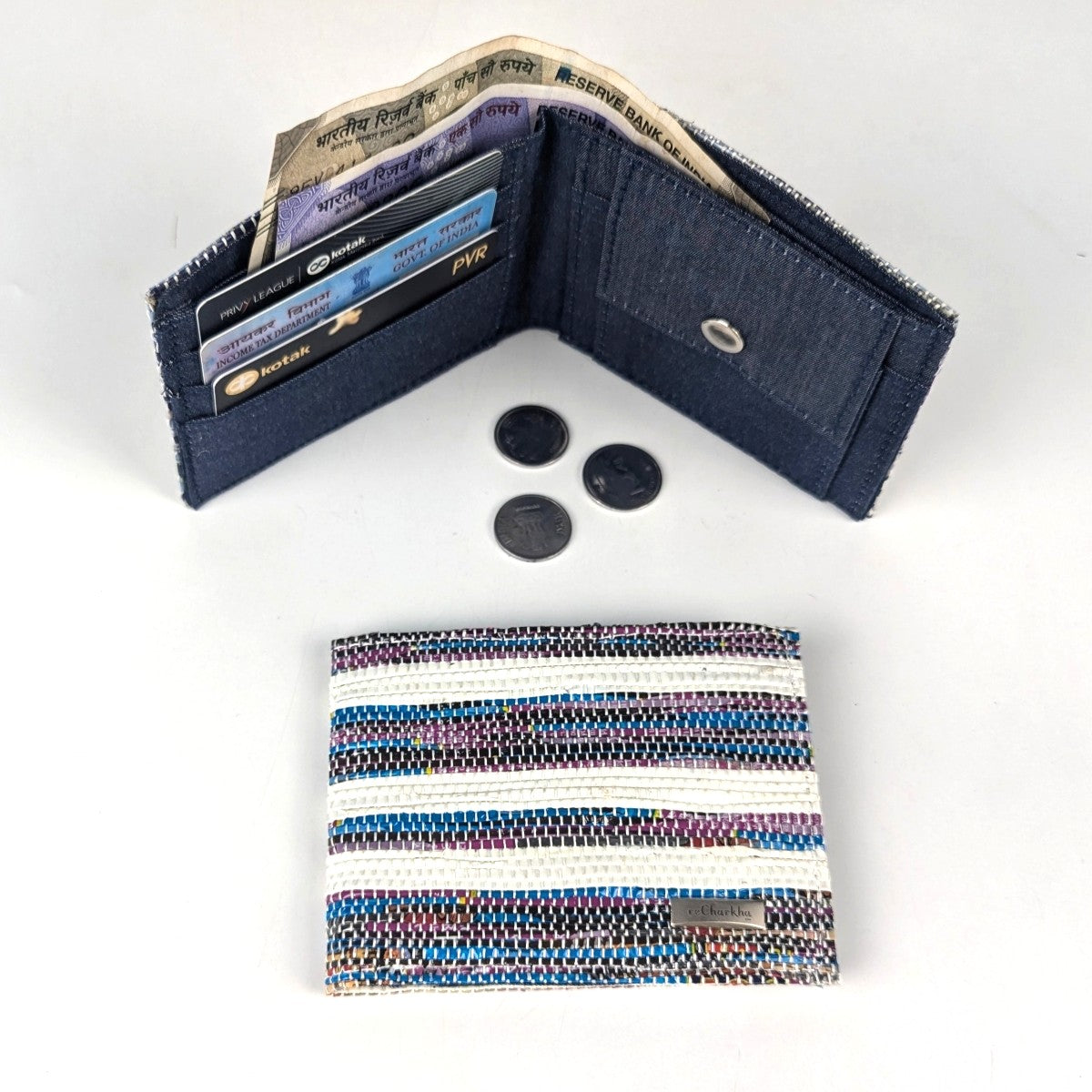 Upcycled Handcrafted Wallet (W0525-011) PS_W