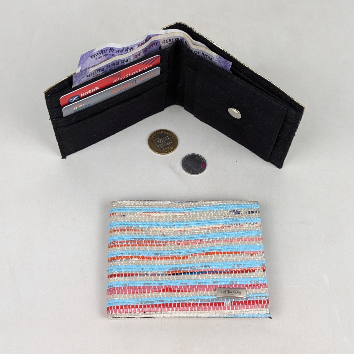 Upcycled Handcrafted Wallet (W0726-008)