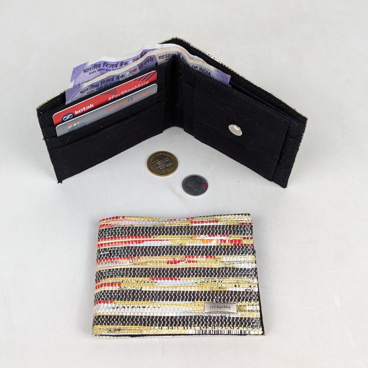 Upcycled Handcrafted Wallet (W0726-012)