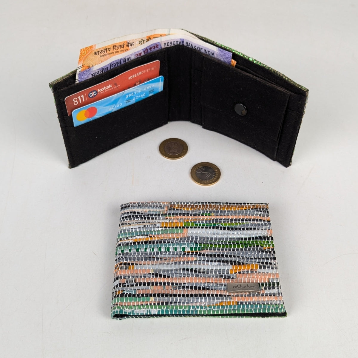 Upcycled Handcrafted Wallet (W1025-009) PS_W