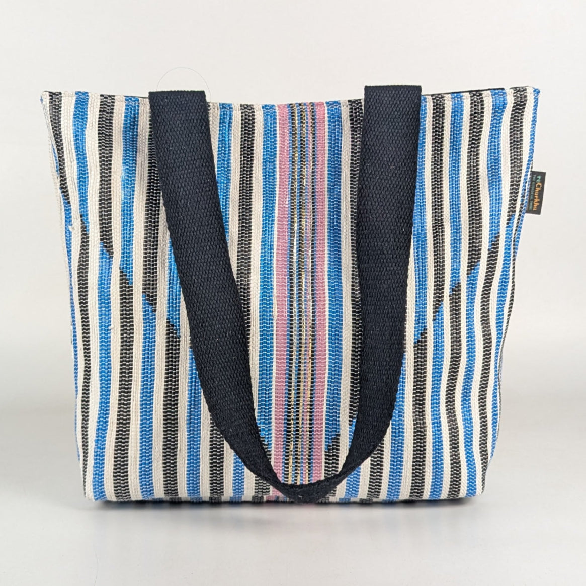 Upcycled Handcrafted Designer Shopper Tote (DST0525-004) PS_W