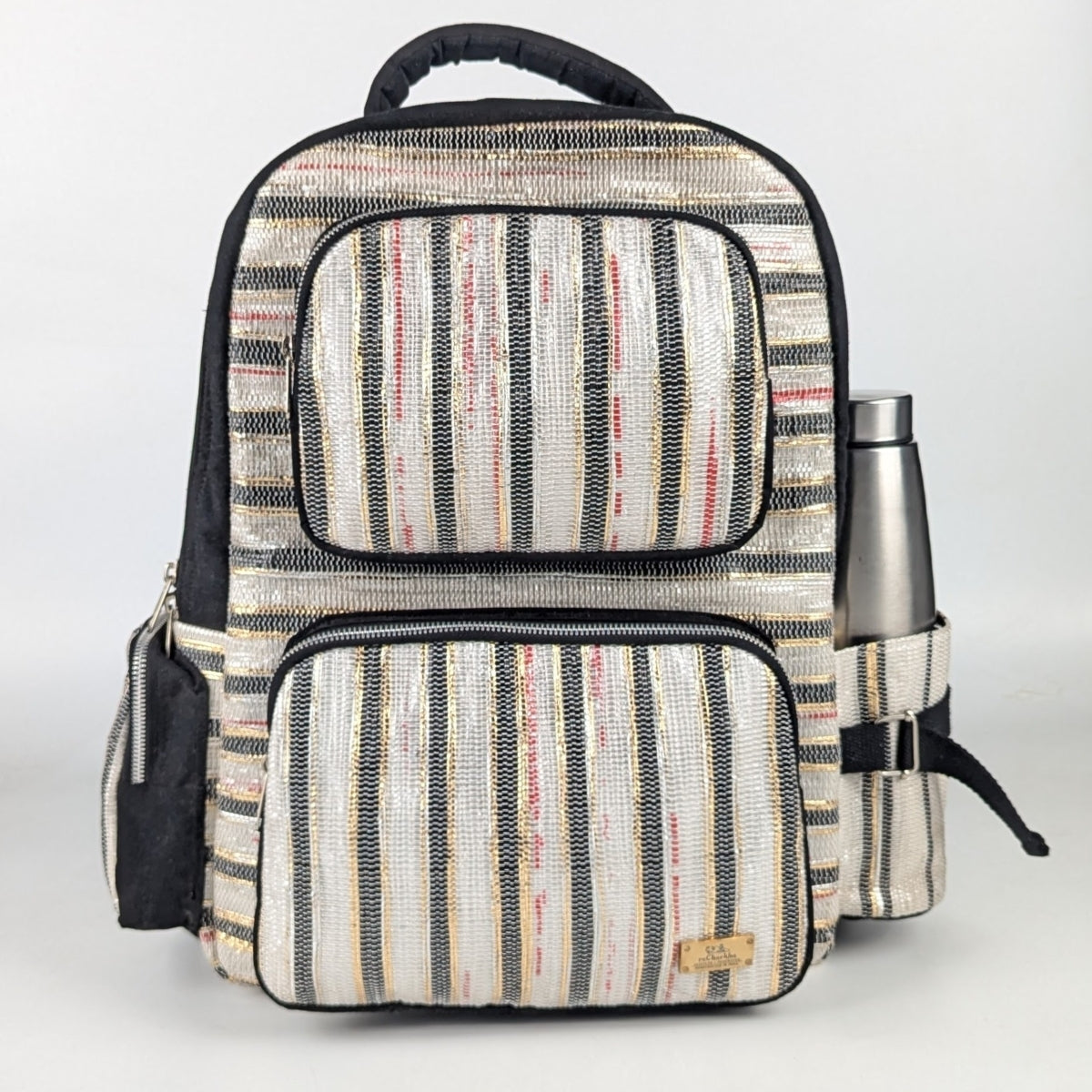 Upcycled Handwoven Commuter Backpack (CBP0324-118)