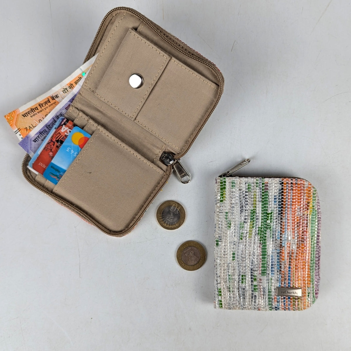 Upcycled Handwoven D Wallet (DW1025-002) PS_W