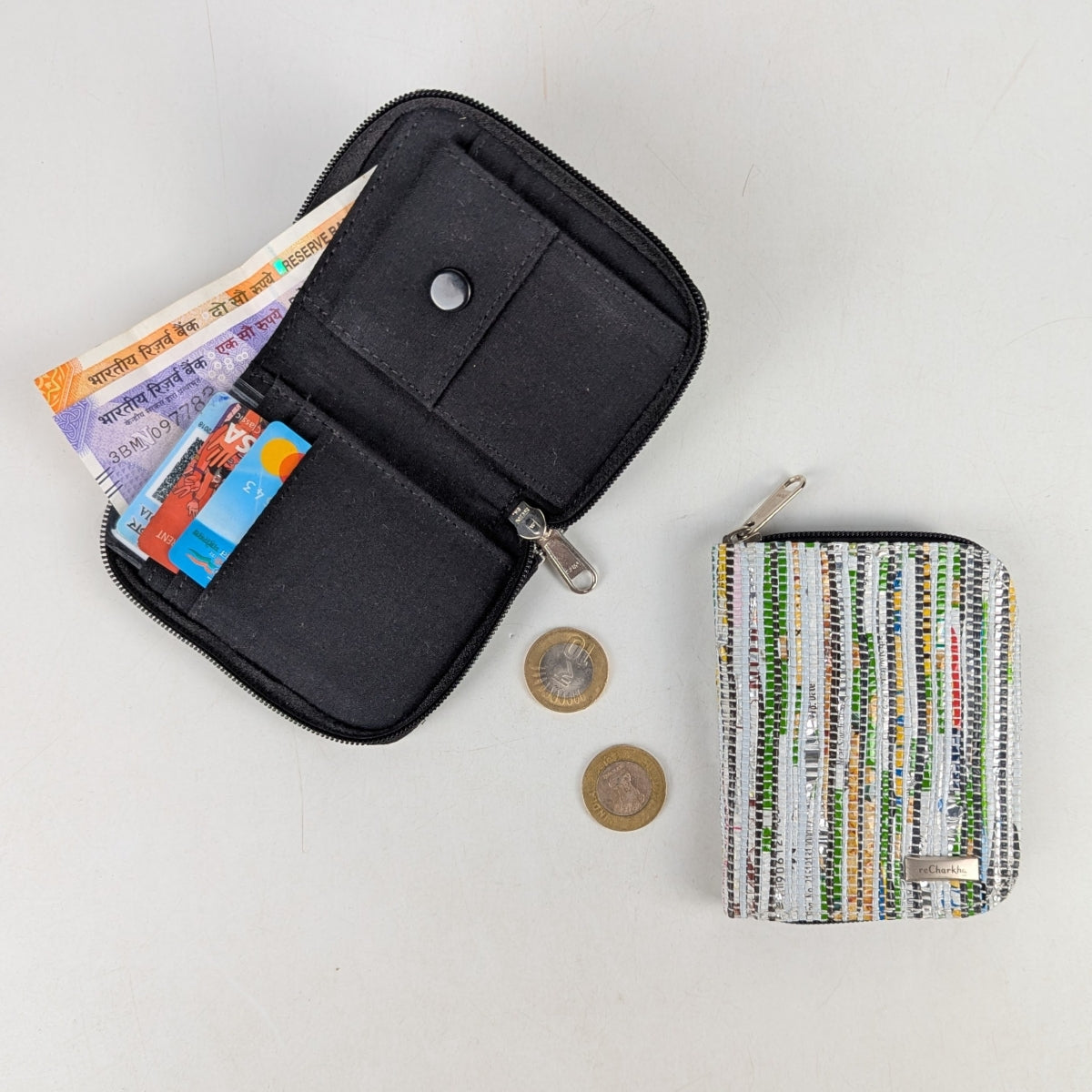 Upcycled Handwoven D Wallet (DW1025-012) PS_W