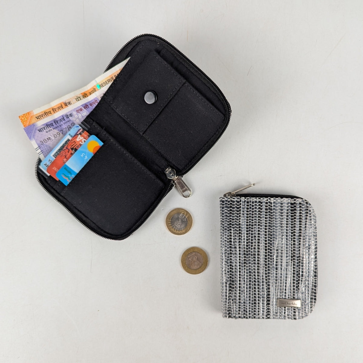 Upcycled Handwoven D Wallet (DW1025-014) PS_W