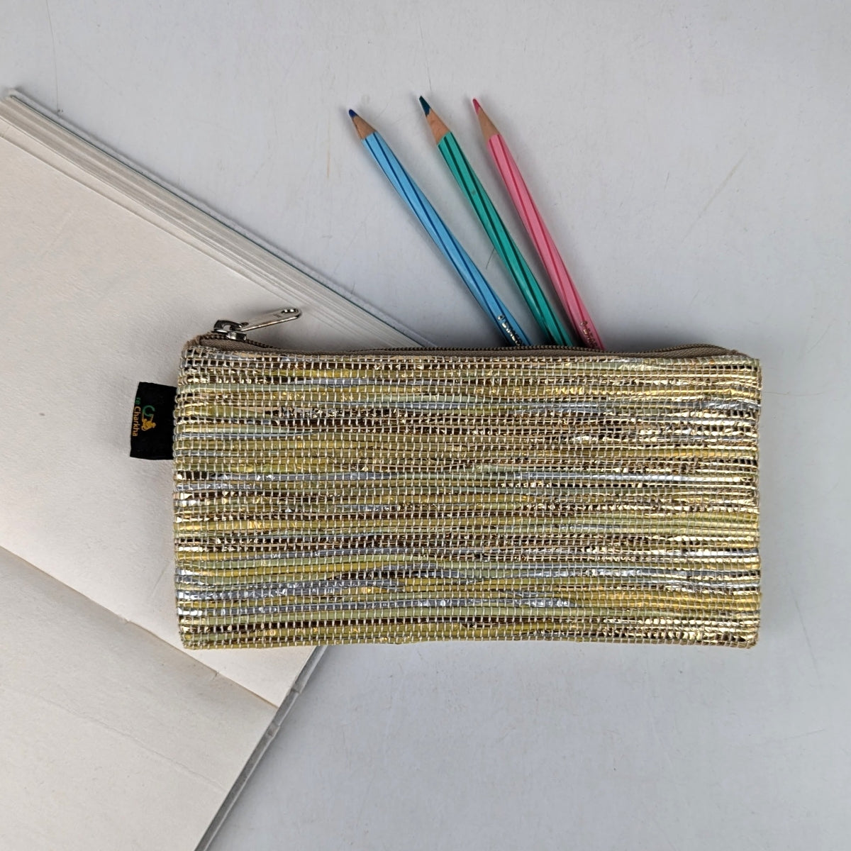 Upcycled Handwoven Pencil Pouch (PP1025-004) PS_W