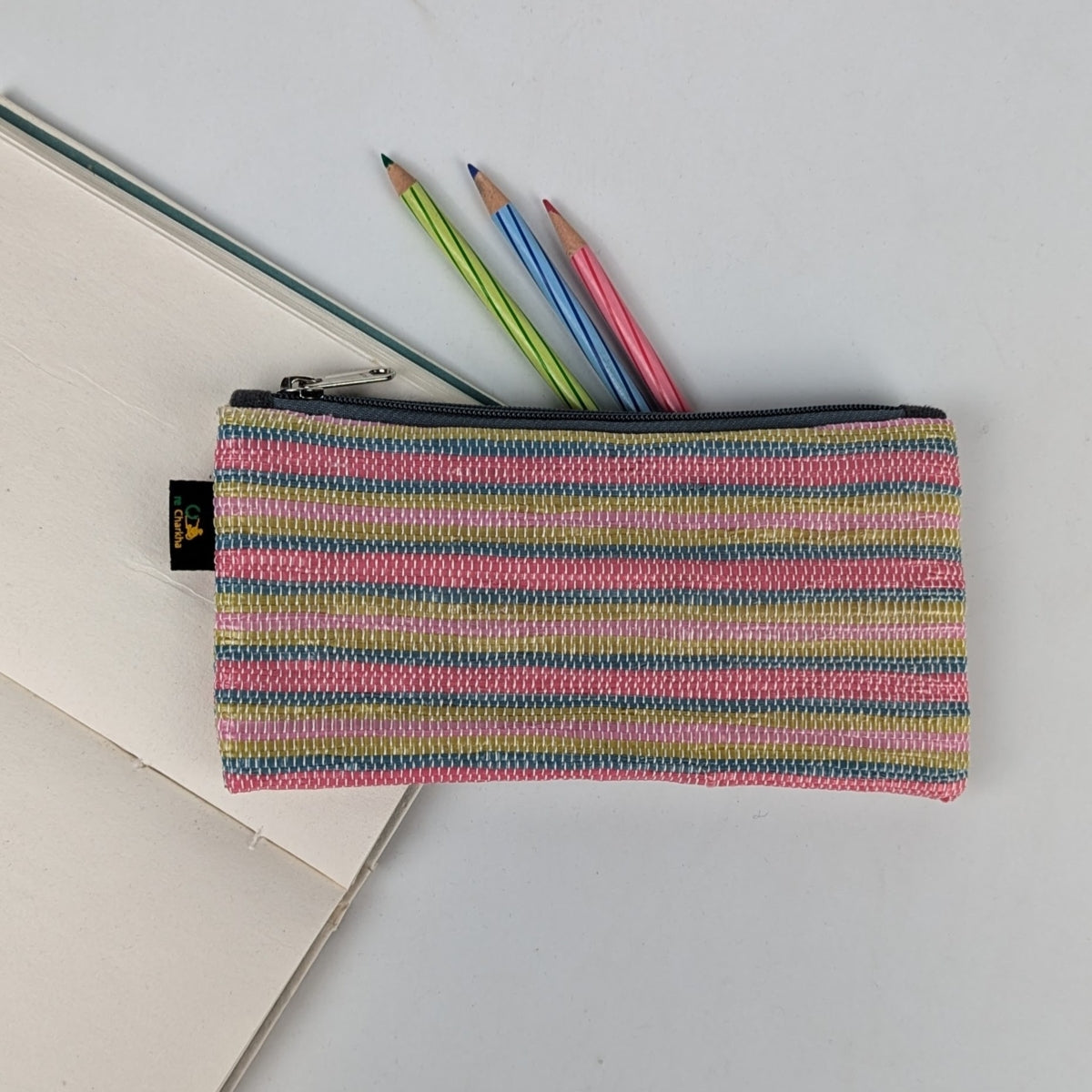 Upcycled Handwoven Pencil Pouch (PP1225-005) PS_W