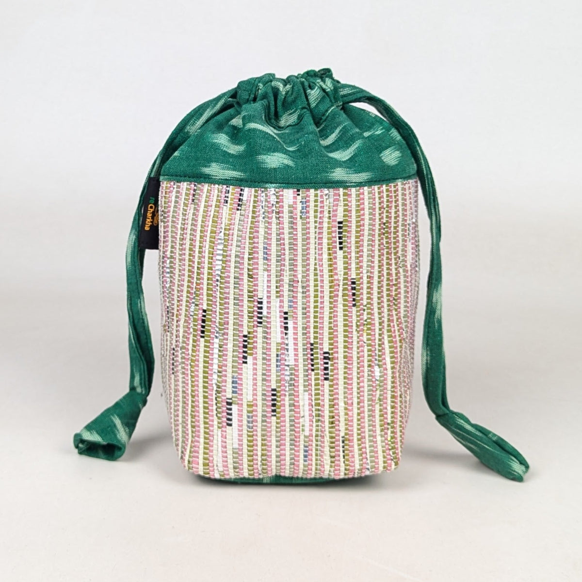 Upcycled Handwoven Potli Bag (P0326-001) PS_W
