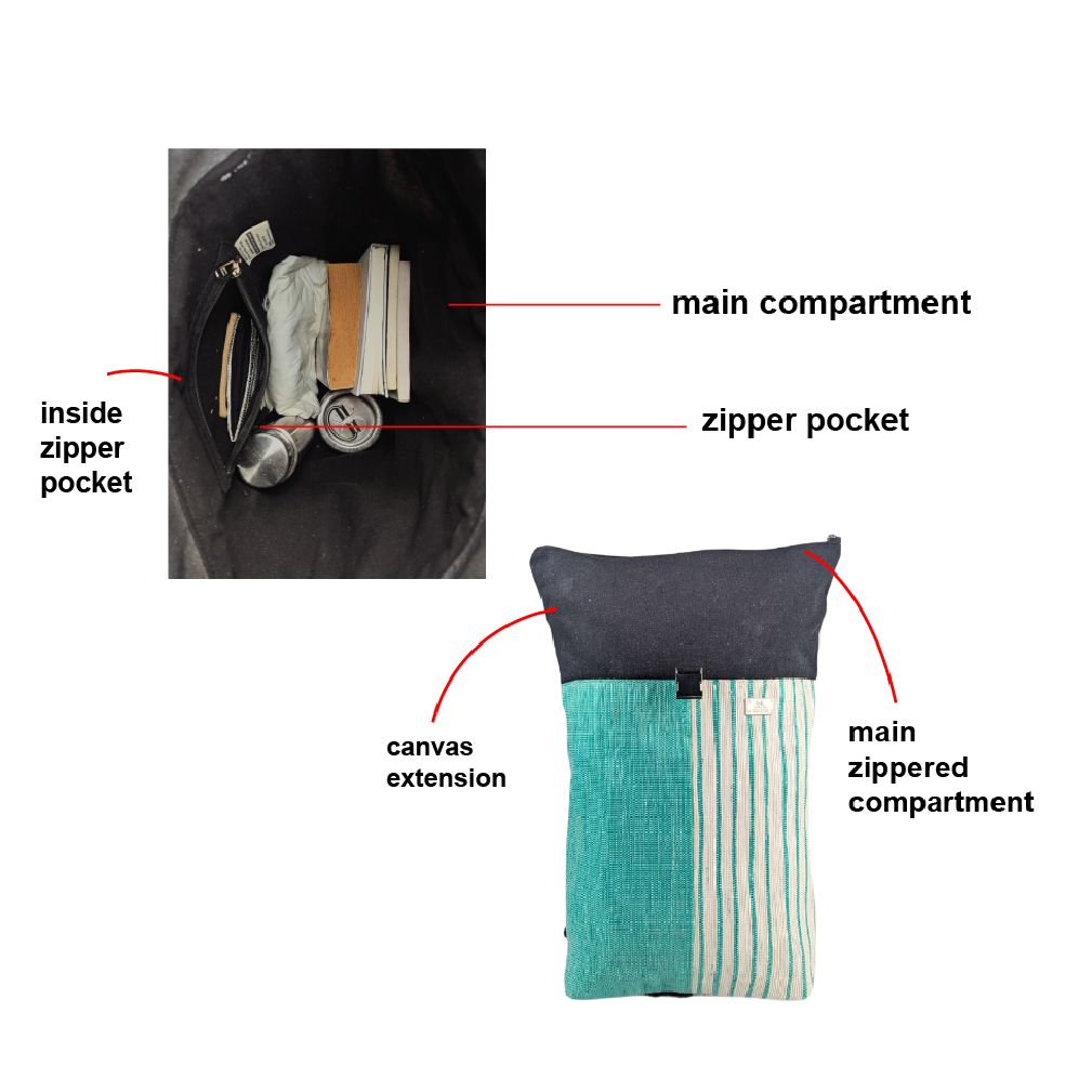 Upcycled Handcrafted Spartan Backpack (SBP0625-005) PS_W