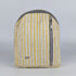 Yellow White Striped Upcycled Handwoven Bug Pack (BPK0125-004) PS_W