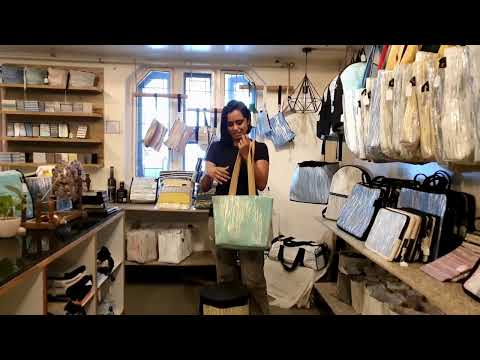 Upcycled Handcrafted Designer Shopper Tote (DST0825-003) PS_W