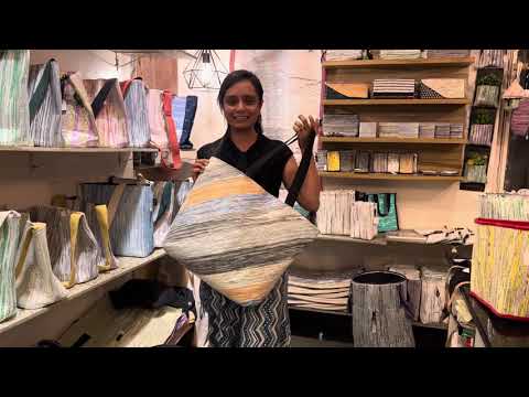 Upcycled Handcrafted Beach Bag (BB0725-007) PS_W