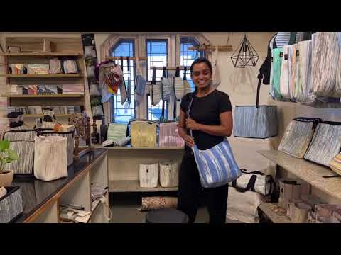 Upcycled Handcrafted Designer Eclipse Jhola Tote (EJD0825-010) PS_W
