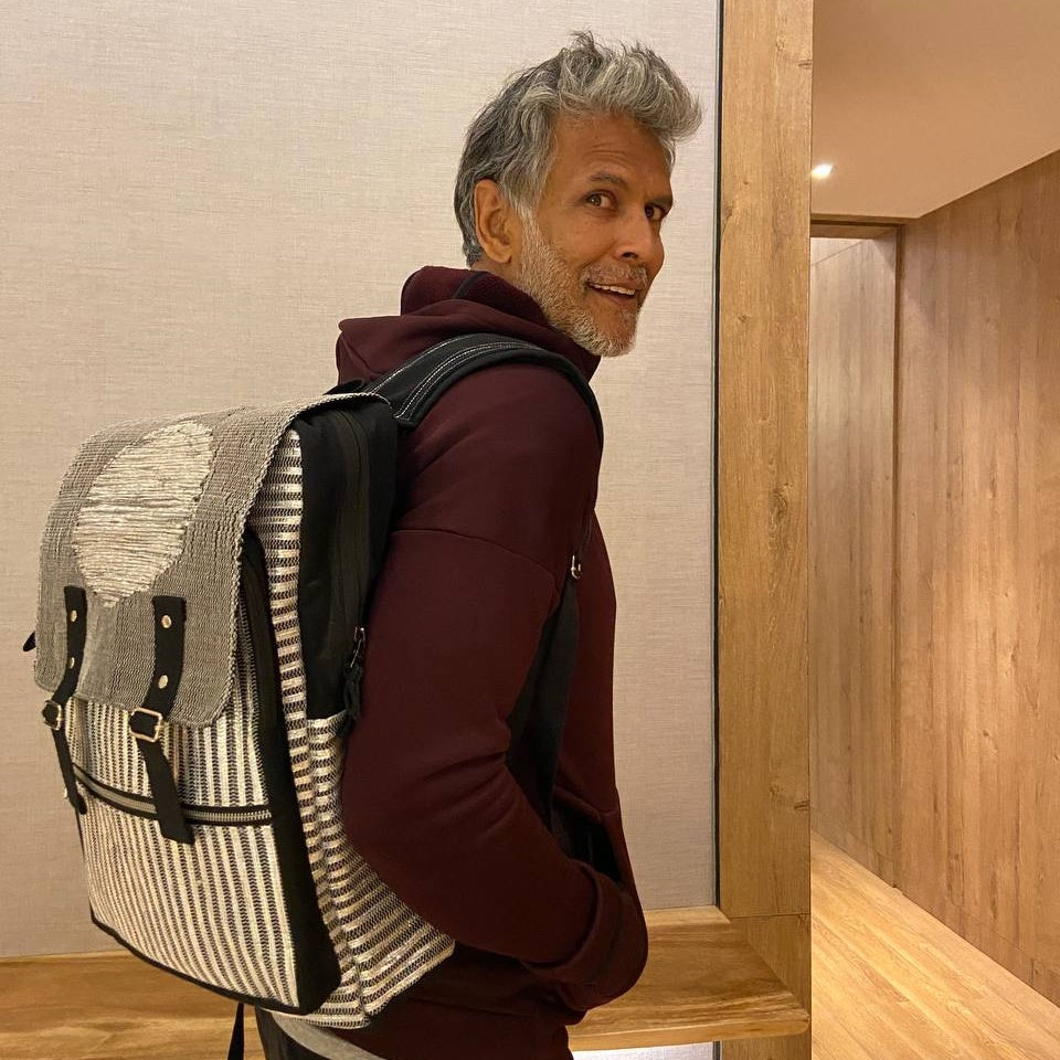 recharkha Milind Soman travel laptop all in one backpack