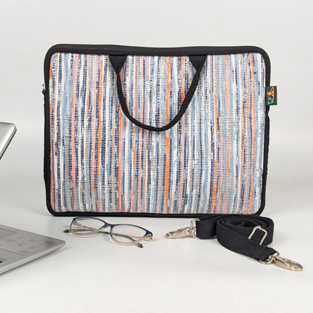 Upcycled Handcrafted Laptop Sleeves 14 inches (LSB140725-001) PS_W