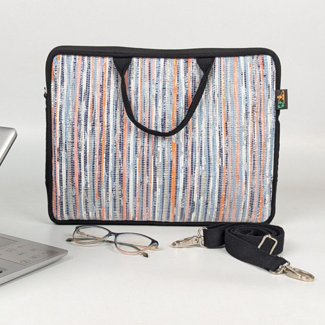 Upcycled Handcrafted Laptop Sleeves 14 inches (LSB140725-001) PS_W