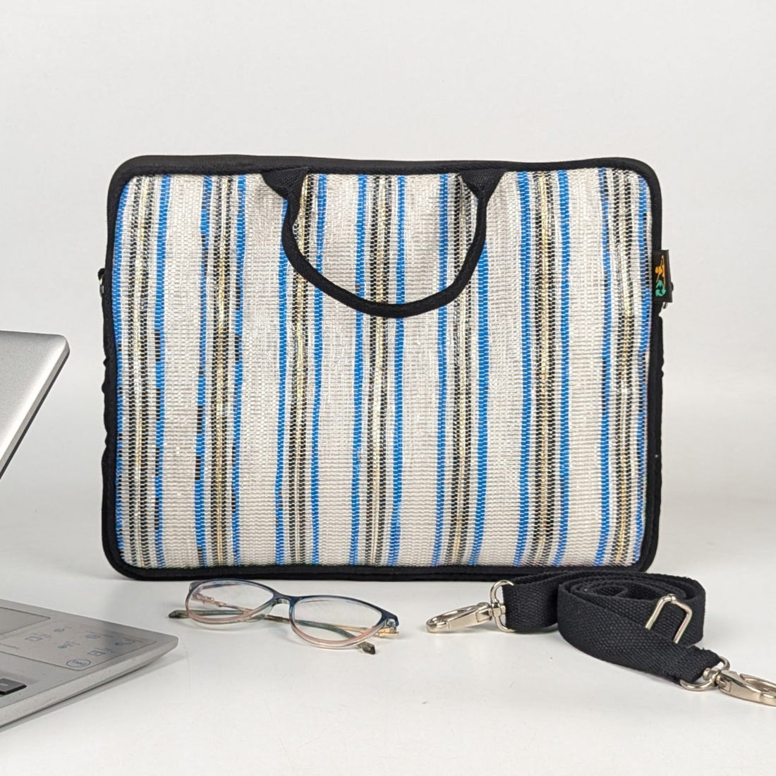 Upcycled Handcrafted Laptop Sleeves 14 inches (LSB140725-010) PS_W