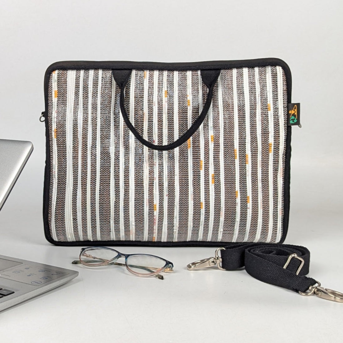 Upcycled Handcrafted Laptop Sleeves 14 inches (LSB140725-004) PS_W