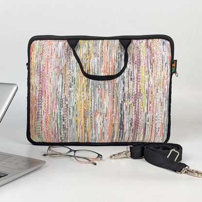 Upcycled Handcrafted Laptop Sleeves 14 inches (LSB140725-006) PS_W