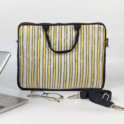 Upcycled Handcrafted Laptop Sleeves 14 inches (LSB140725-008) PS_W