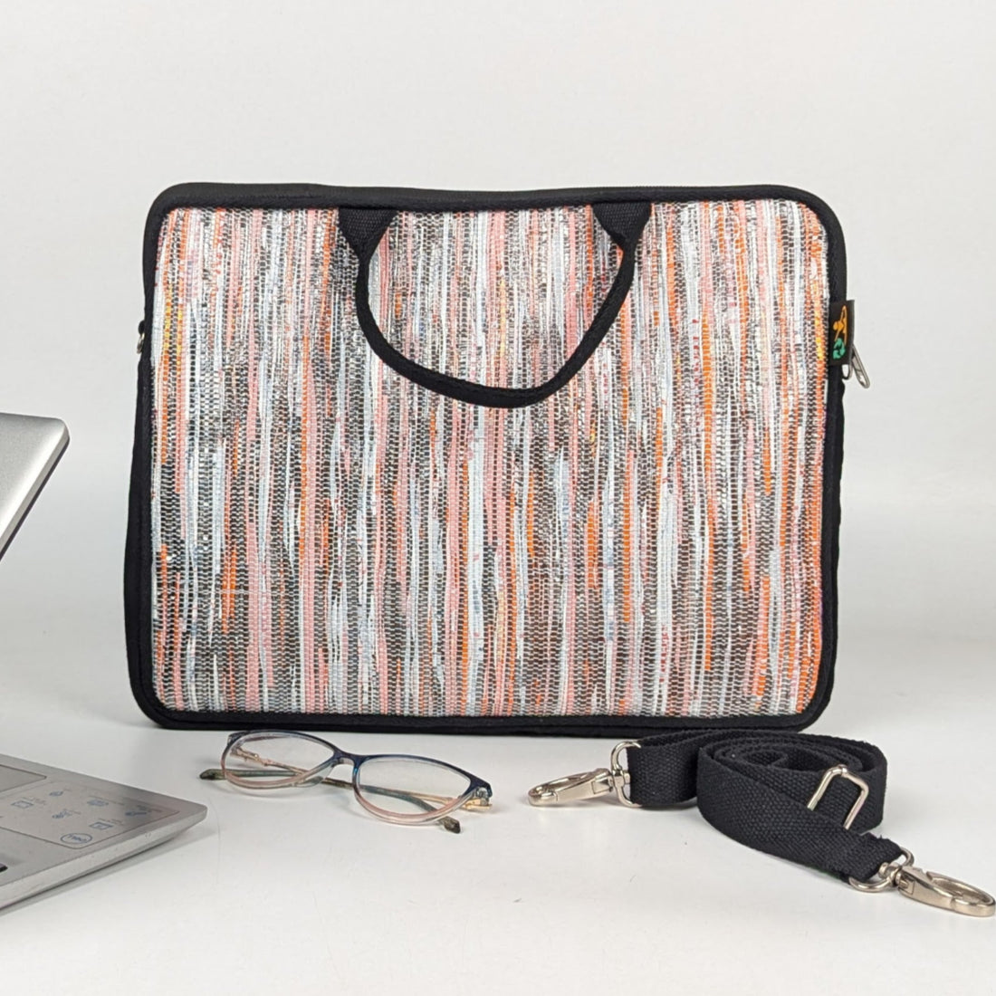 Upcycled Handcrafted Laptop Sleeves 14 inches (LSB140725-009) PS_W