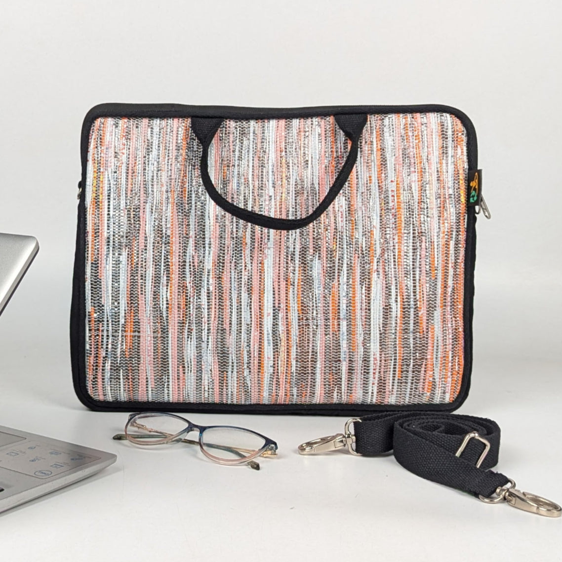Upcycled Handcrafted Laptop Sleeves 14 inches (LSB140725-009) PS_W