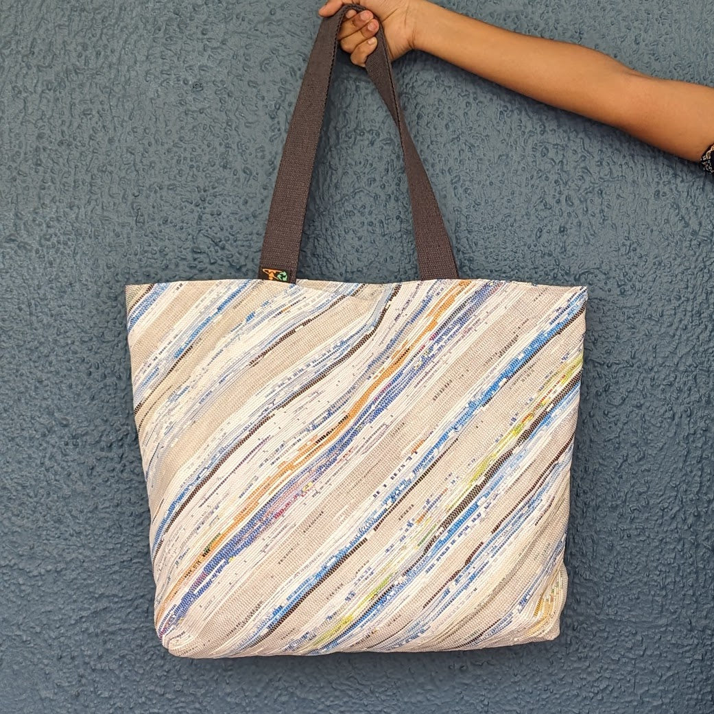 Upcycled Handwoven Beach Bag (BB0424-022) MS_W