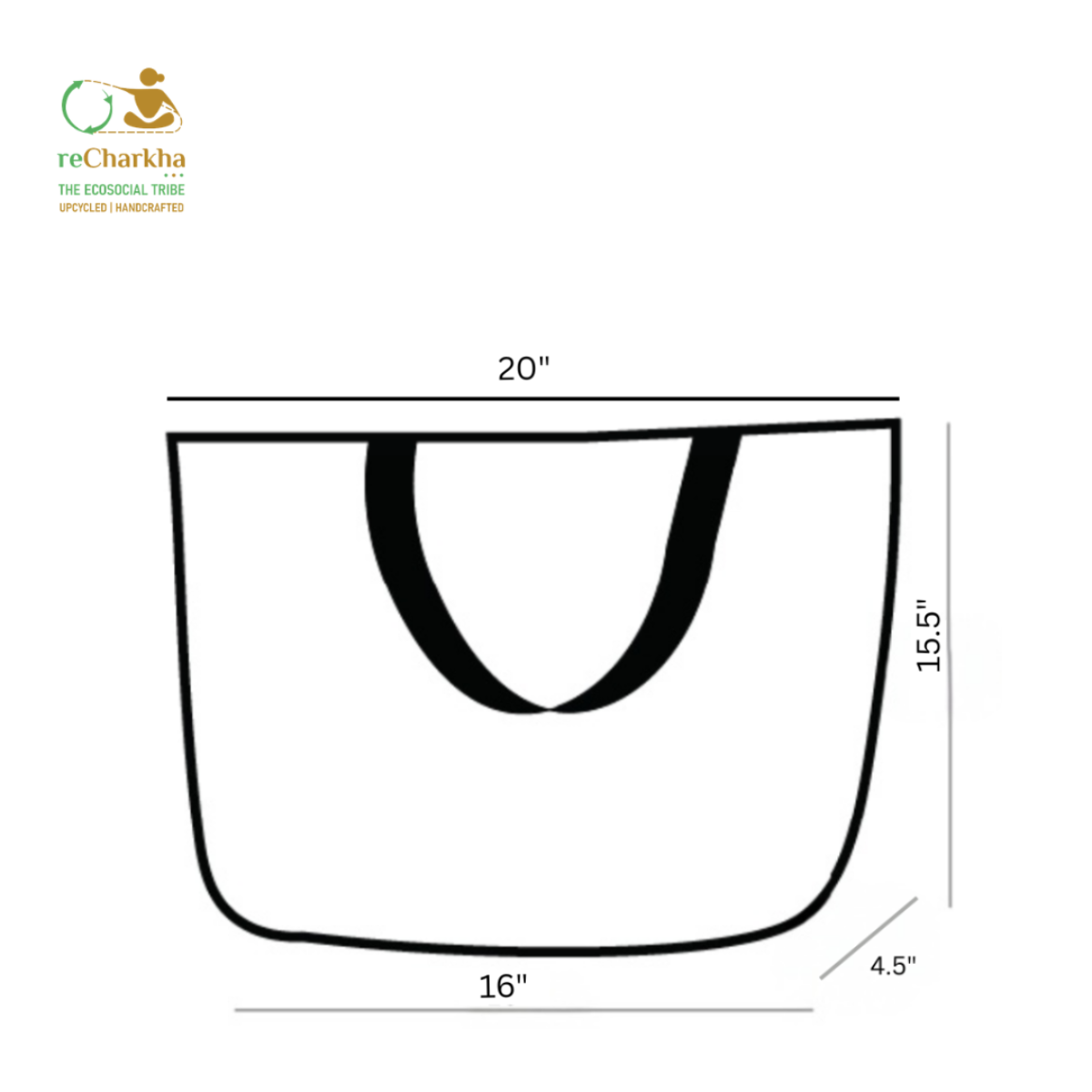 Upcycled Handcrafted Beach Bag (BB0526-012) PS_W