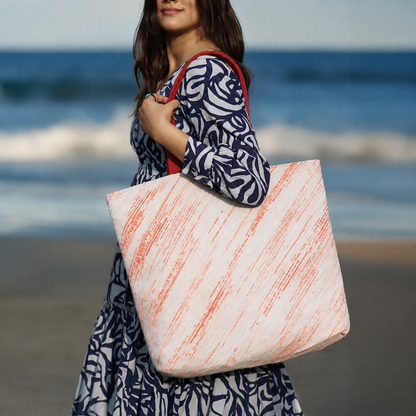 Upcycled Handcrafted Beach Bag (BB0626-007)