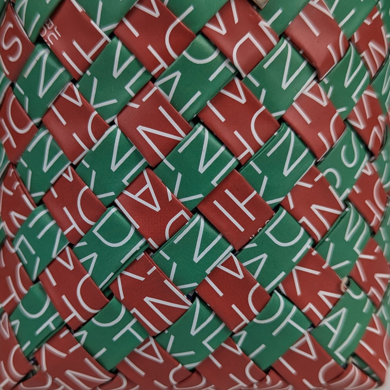 Upcycled Handcrafted Origami Basketry Deco Storage Medium (BDSM0126-001)