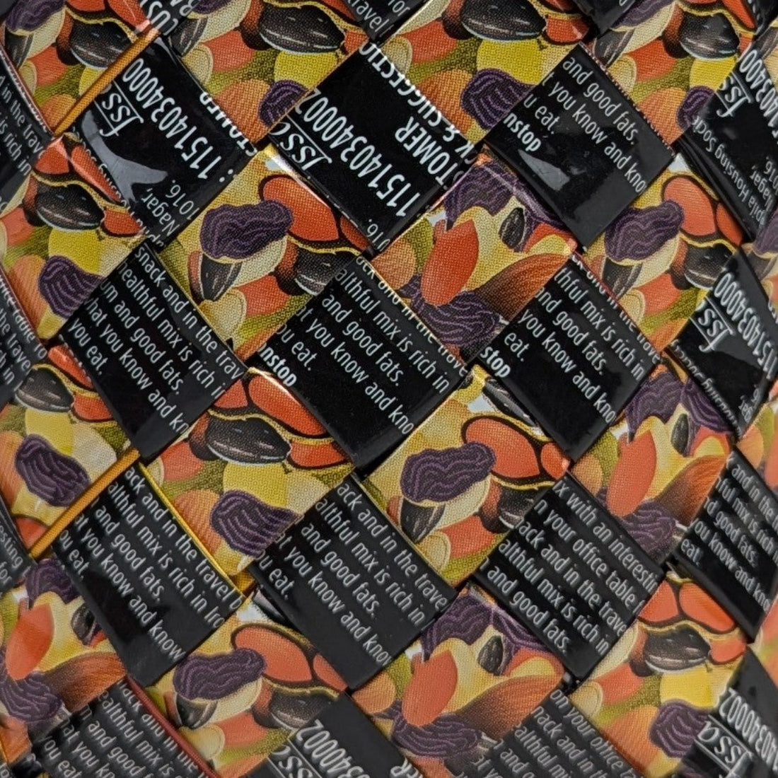 Upcycled Handcrafted Origami Basketery Deco Storage Small (BDSS0126-005)