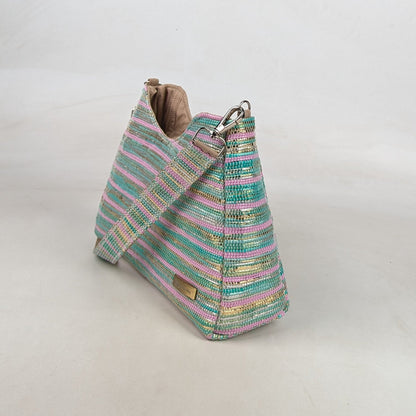 Upcycled Handcrafted Baguette Bag (BTB0626-004)