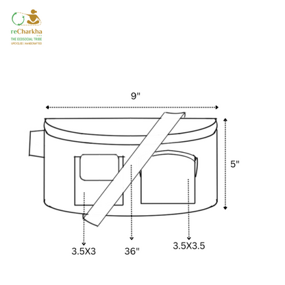 Upcycled Handcrafted Belt Pack (BTP0826-002)