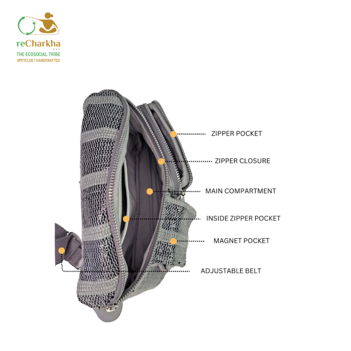 Upcycled Handcrafted Belt Pack (BTP0826-002)