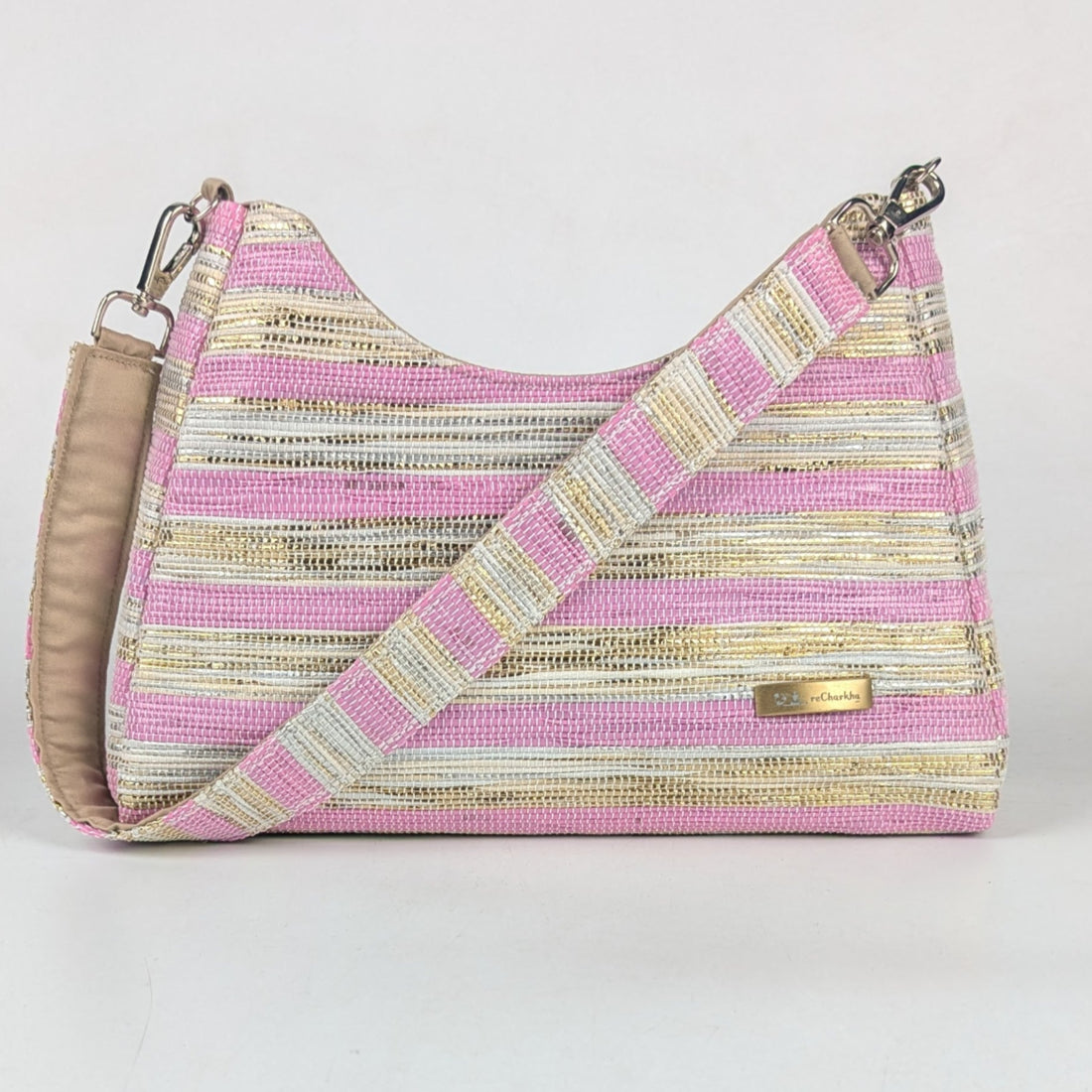 Upcycled Handcrafted Baguette Bag (BTB0625-001) PS_W