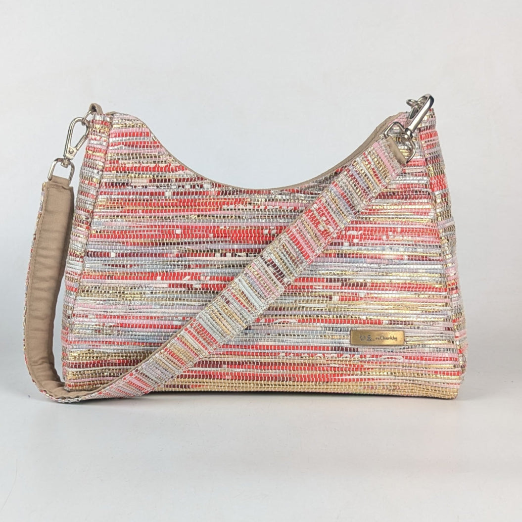 Upcycled Handcrafted Baguette Bag (BTB0625-006) PS_W