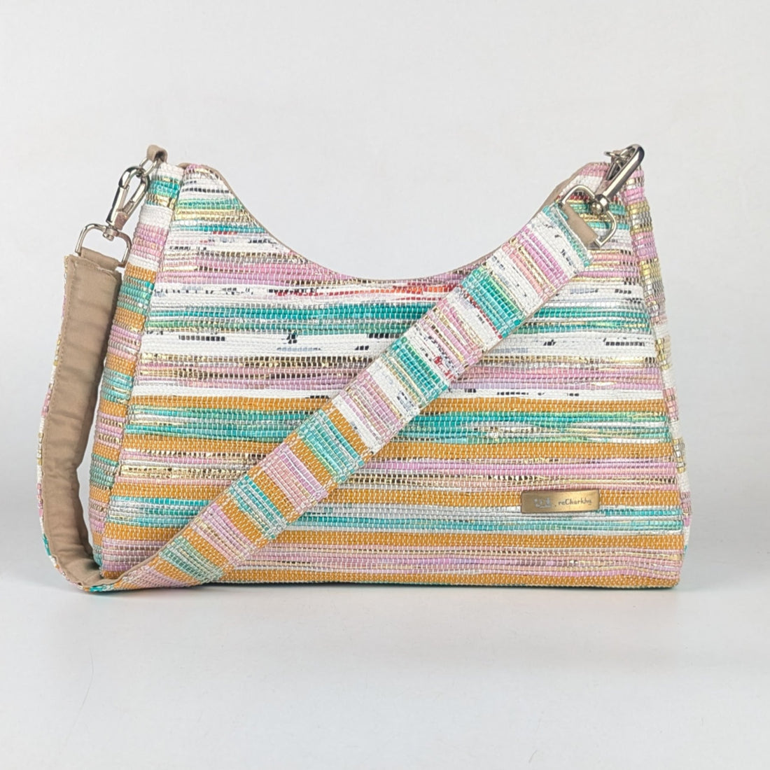 Upcycled Handcrafted Baguette Bag (BTB0625-007) PS_W