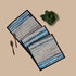 Blue Multicolored Upcycled Handwoven Table Runner (TR1224-013) PS_W 