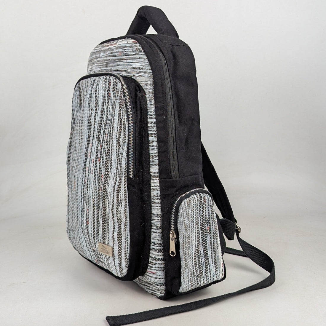 Upcycled Handcrafted Commuter Backpack (CBP0626-003) PS_W
